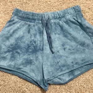 Aeropostale “Live Live Dream” Blue Tie-Dye Lounge Shorts